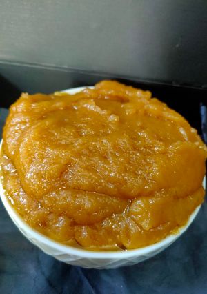 A picture of Kadha prasad.