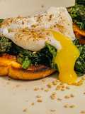 Sesame Poached Eggs
