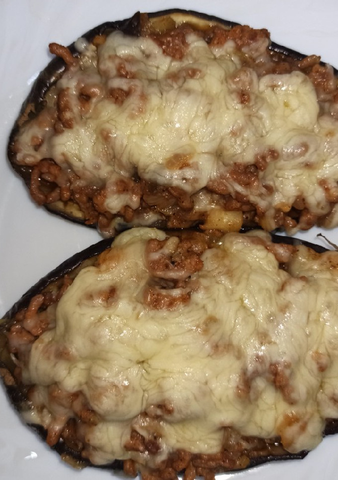 Una foto de Berenjenas rellenas 🍆