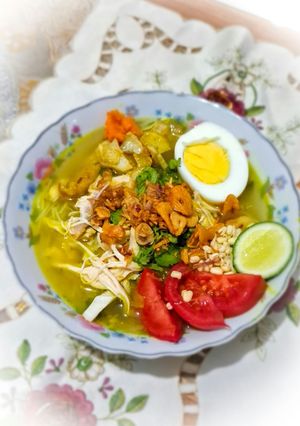 Foto resep Soto ayam kuah bening spesial