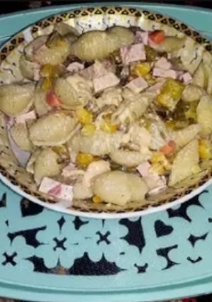 عکسی از دستور سالاد ماکارونی