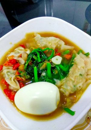 Foto resep Sup diet pedas(kangkung tauco)