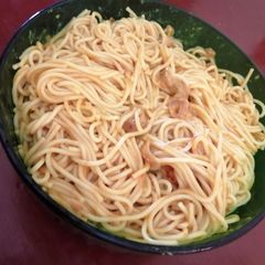A picture of Pasta in cheese and tomato gravy#themechallenge.