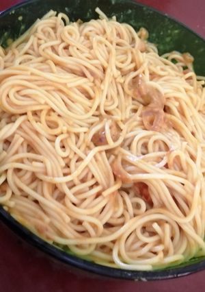 A picture of Pasta in cheese and tomato gravy#themechallenge.