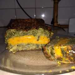 Una foto de Budín mixto de acelga y zapallo