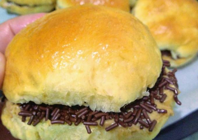 Wajib coba! Cara gampang buat 21. Roti Smeer a.k.a Roti Semir Jadul / Warmball yang spesial