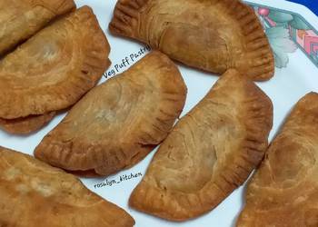 Easy Make Recipe Veg Puff Pastry Restaurant Style