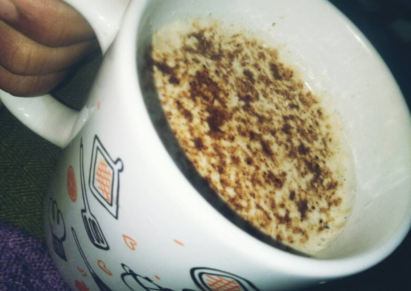 Frothy coffee