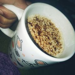 A picture of Frothy coffee.