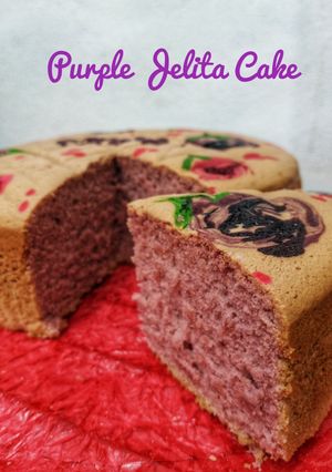 Foto resep Purple Jelita Cake
