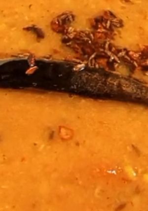 A picture of Tadke wali moong dal.