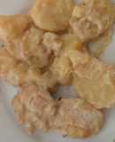 Pollo a la crema casera