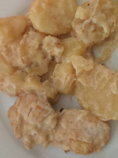 Una foto de Pollo a la crema casera