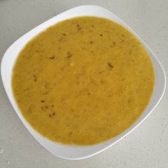 A picture of Pumpkin Date Banana Soy Milk Oatmeal Porridge.