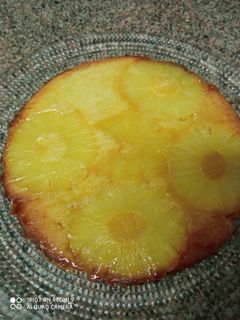 Una foto de Pastel de Piña invertido