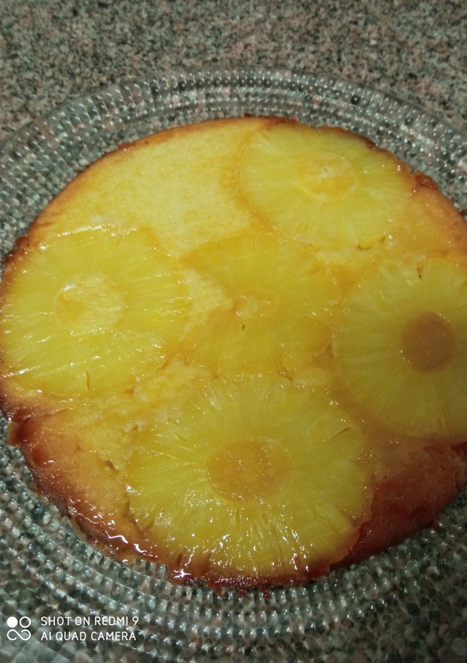 Una foto de Pastel de Piña invertido