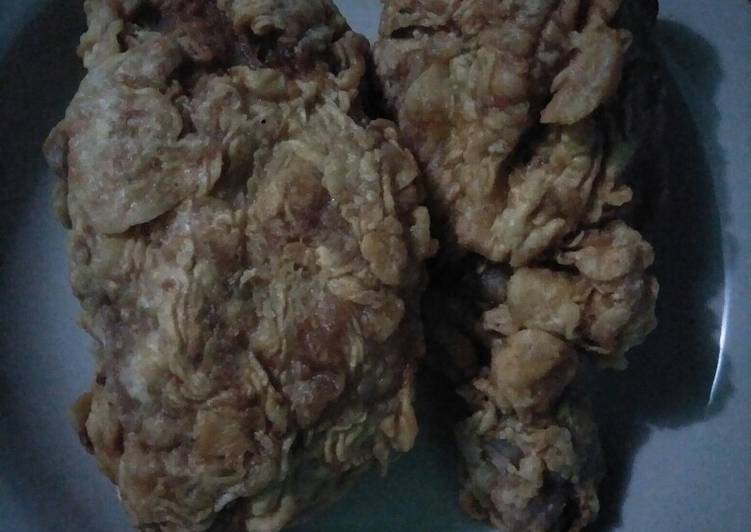 Resep Ayam goreng krispy (non MSG) yang Bikin Ngiler