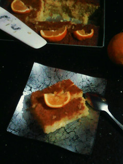 صورة لوصفة بسبوسة بالبرتقال🍊