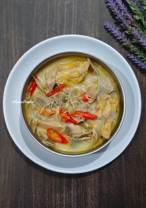 Foto resep Lodeh Jantung Pisang Tahu