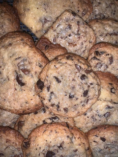 Una foto de Chocolate chip cookies