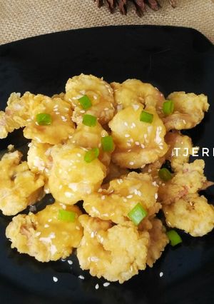 Foto resep Udang Tepung Saos Madu