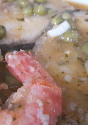 Foto principal de Merluza en salsa con gambas