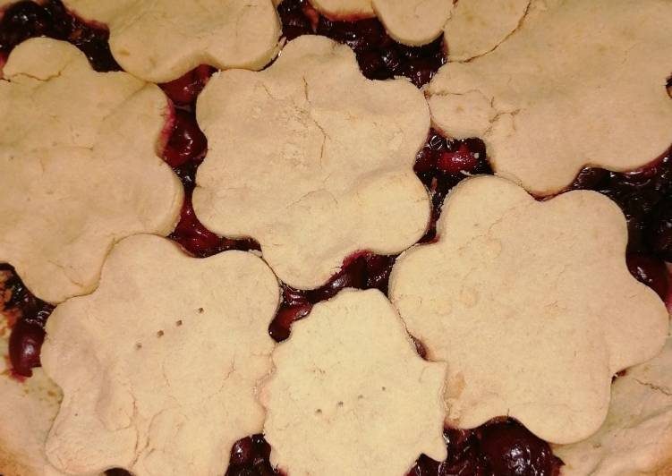 Gluténmentes meggyes (linzer) pite