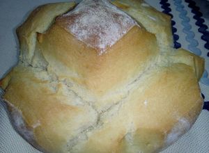 Una foto de Pan casero fácil y rápido, sin fermentado