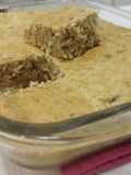 Torta de avena y banana