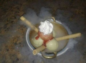 Una foto de Helado de naranjilla