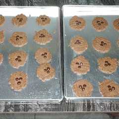 รูปของ 8. Cookies cokelat tanpa mixer