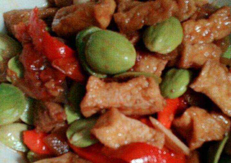  Resep  Oseng oseng tahu  pete  daging sapi oleh Maureen 