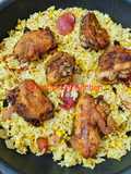 Cajun Chicken Rice (Rice cooker method)