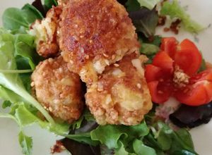 Foto di Polpettine patate scalogno e cornflakes