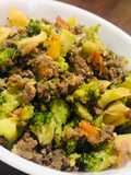 Beef Shawarma and Broccoli Stir-fry