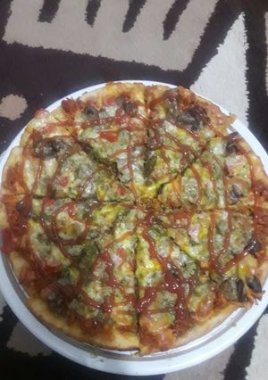 عکسی از دستور پیتزا غزل پز 😉