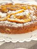 Torta di carote e arance senza uova