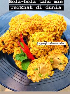 Foto resep Bola-bola tahu sosis mie indomie🤤