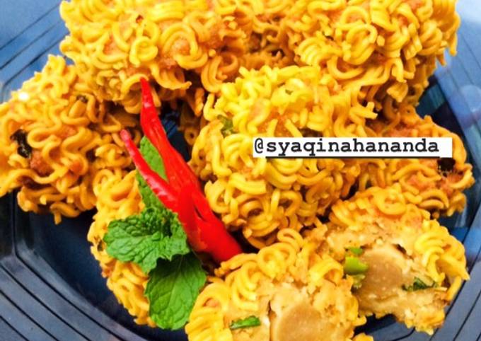 Resep Bola-bola tahu sosis mie indomie🤤 Resep Bola-bola tahu sosis mie indomie🤤