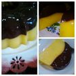 Puding jagung lapis coklat (simple)