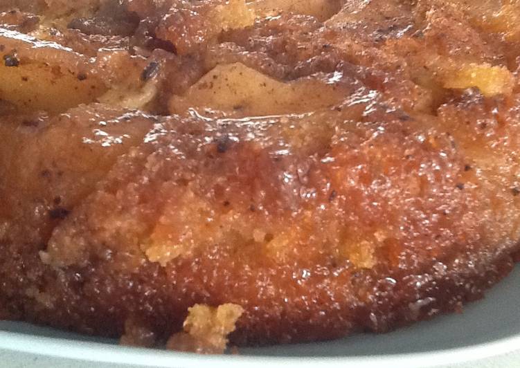 West Country Apple Upside-down cake