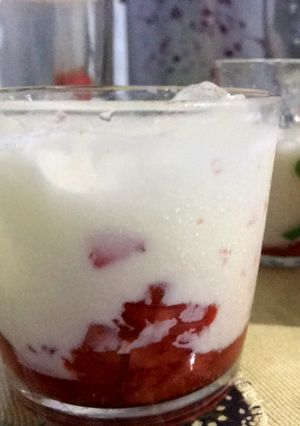 Foto resep Healthy Straweberry Milk