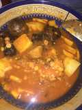 خورشت آلو مرقة لحم بالفاكهه المجففه
