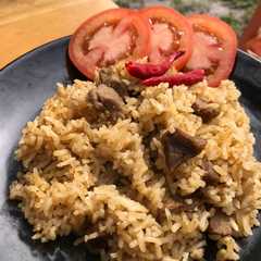 A picture of Nasi Kare Kambing.