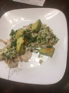 A picture of Naked fish tacos.