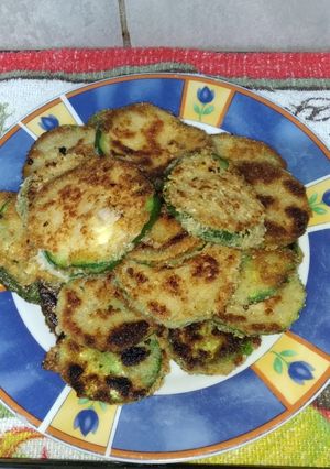 Una foto de Milanesas de zapallitos