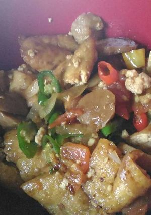 Foto resep Tumis pedas manis tahu coklat
