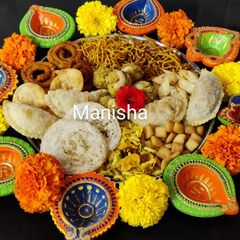 A picture of Diwali Faral- Anarse recipe.