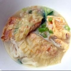A picture of Dumpling Noodle Soup.