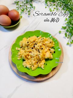 Foto resep Scramble egg ala McD